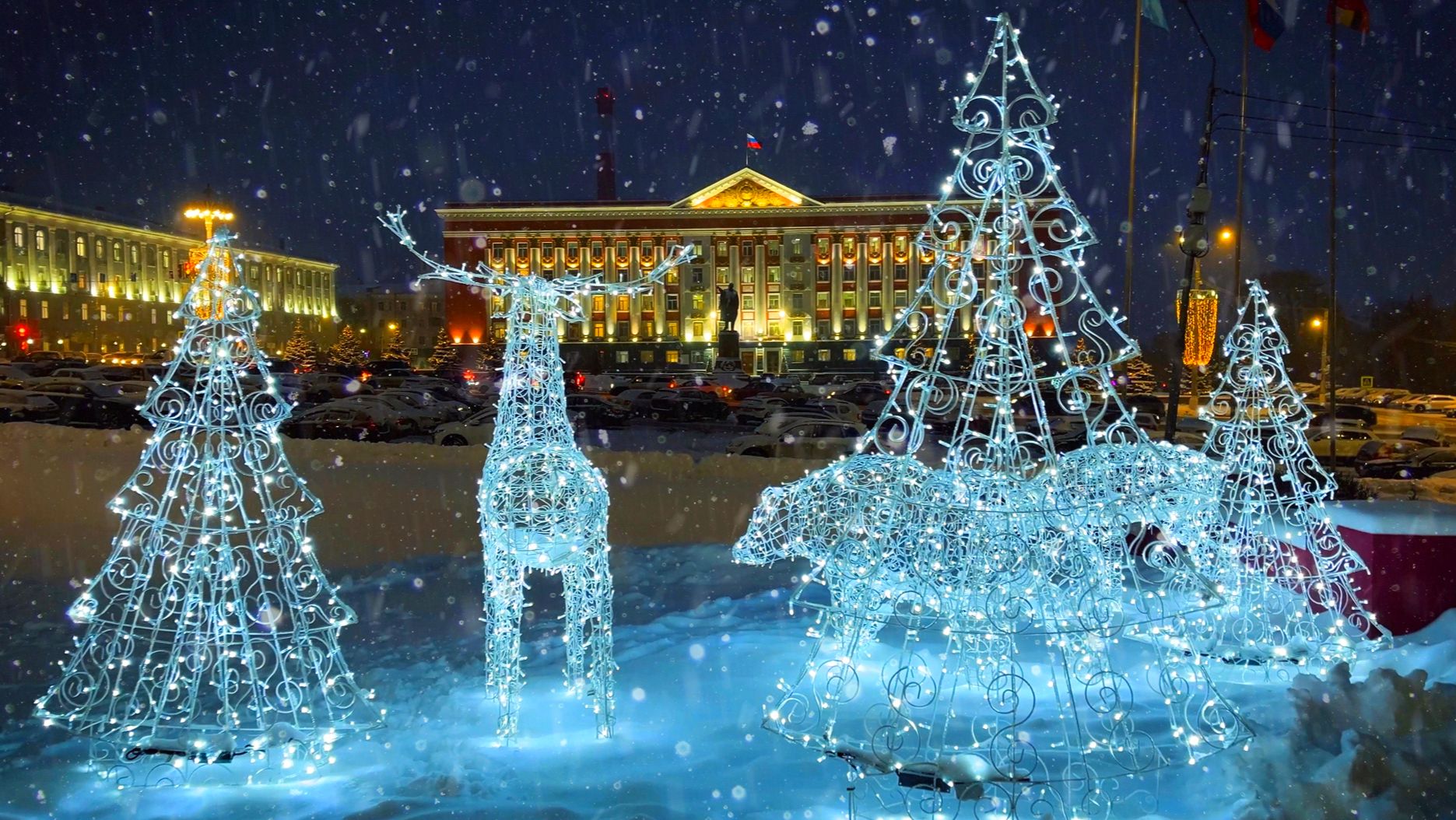 Праздничное преображение. Курск. смотреть онлайн