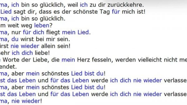 Ich bin so glücklich