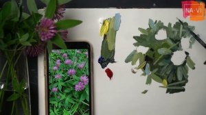 Как написать клевер. СЕКРЕТ ХУДОЖНИКА. Надежда Ильина