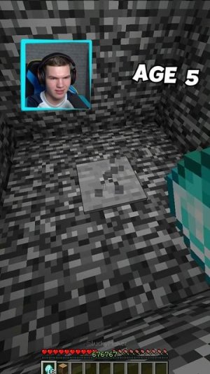 Ловушка в 5 ЛЕТ в Minecraft! 😂 #shorts #шортс #minecraft #майнкрафт #майн #ловушка #прикол #мем