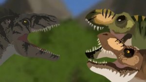 Бак и Доу vs Гиганотозавр | Анимация (часть 2/8)