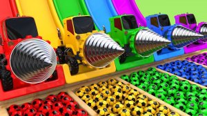 Мультяшки про машинки для детей! Конструктор, автомобиль и яйцо-сюрприз! Детские песни!