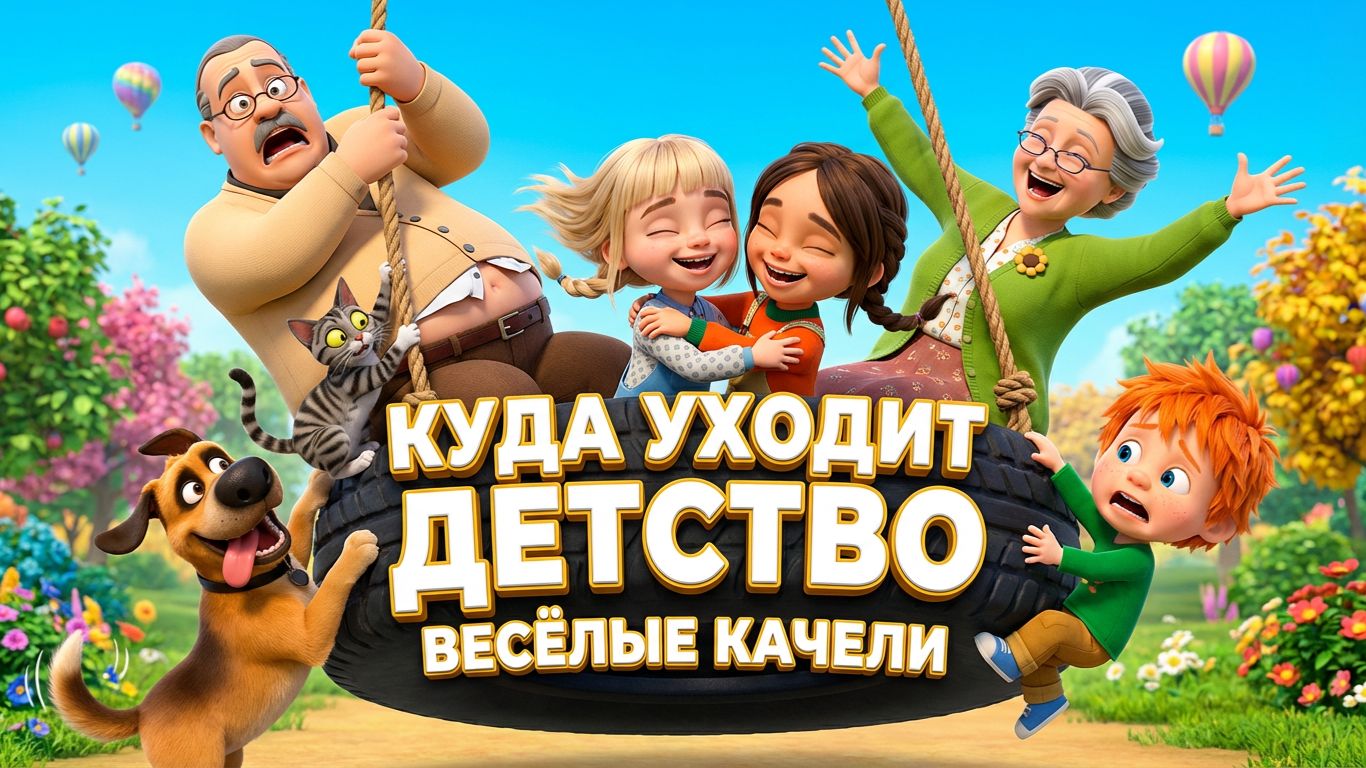 Куда уходит детство + Весёлые качели 🎶 | Песни из детства | Слушать онлайн смотреть онлайн