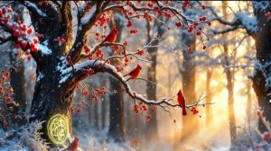 Зимнее солнце - Расслабляющая музыка леса друидов, фоновая музыка для отдыха