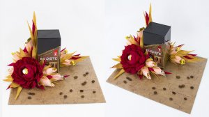 Сама не ожидала что так получится! Идея: Берем кофе и делаем красивый подарок