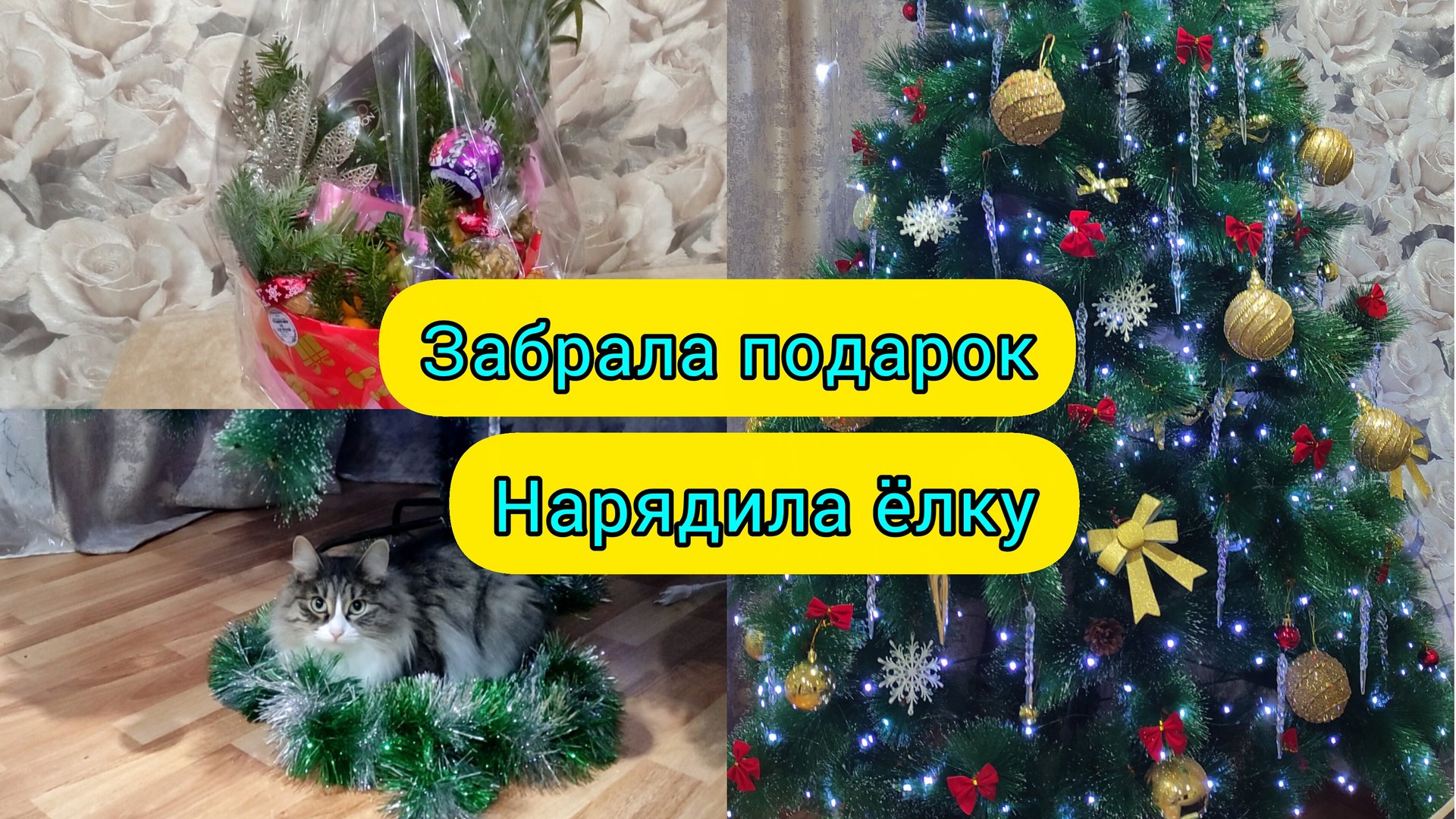 Готовимся к новому году 🎄 Нарядила ёлку 🎁 Подарок учителю смотреть онлайн
