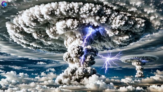 Dark Cinematic Ocean Storm | Massive Thunder смотреть онлайн