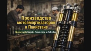 Пакистанские амортизаторы ручной работы /  Pakistani Handmade Shock Absorbers