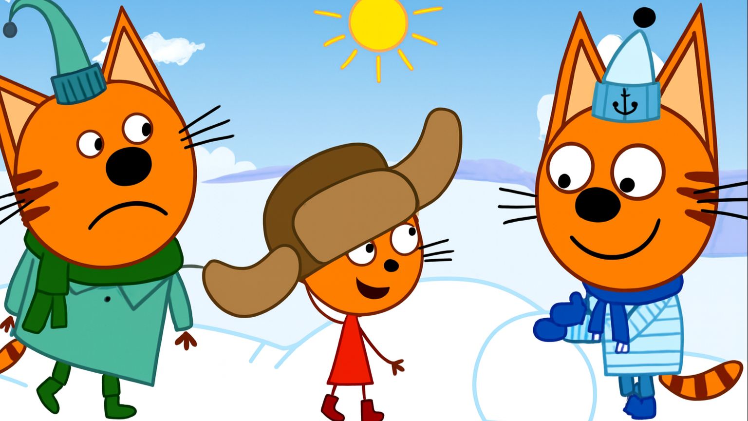 Три Кота — Мультфильм для Детей | Играем с котятами | Три Кота Мультик Смотреть | Развивающая Игра смотреть онлайн