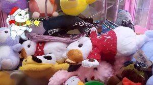 Новогодний выпуск. Достали много игрушек из автомата Хватайка.