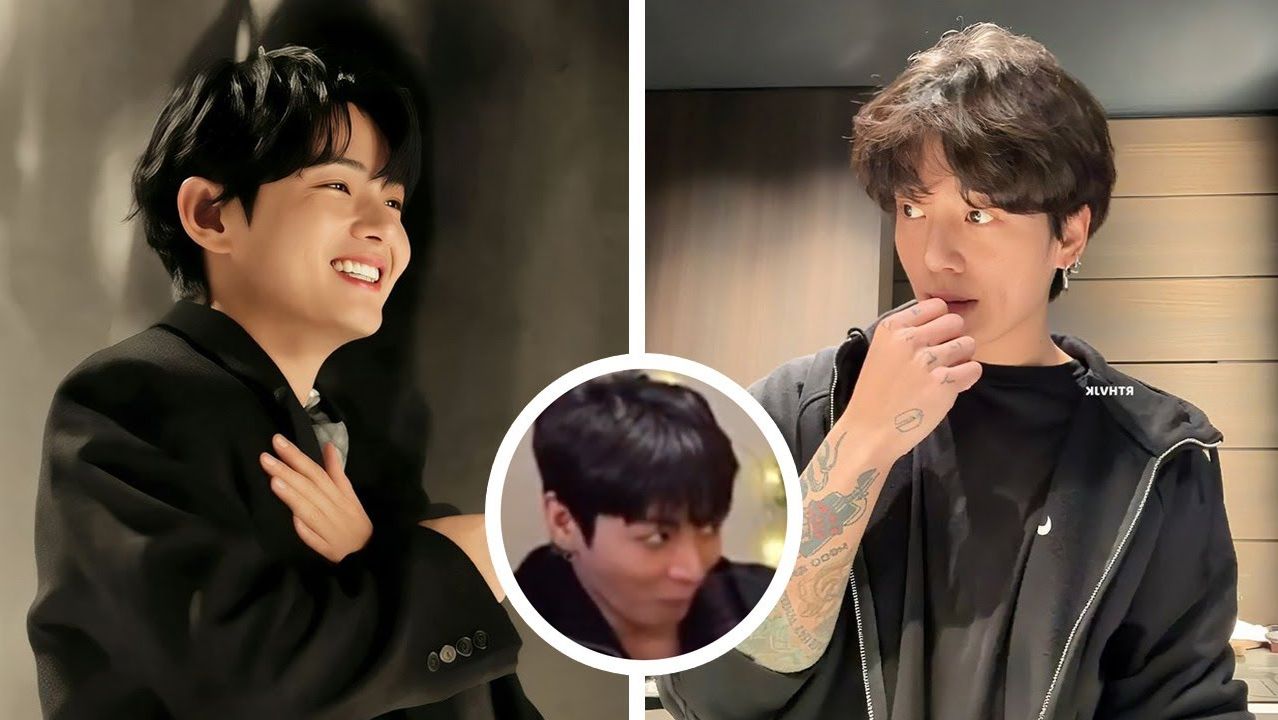 Тэхён наконец весь расплылся в улыбке от теплых слов Чонгука. Новости BTS сегодня! смотреть онлайн