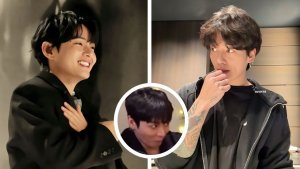 Тэхён наконец весь расплылся в улыбке от теплых слов Чонгука. Новости BTS сегодня!