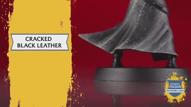 83 Cracked Black Leather