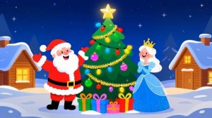 🎄 Волшебная ночь с Дедом Морозом и Принцессой! ✨