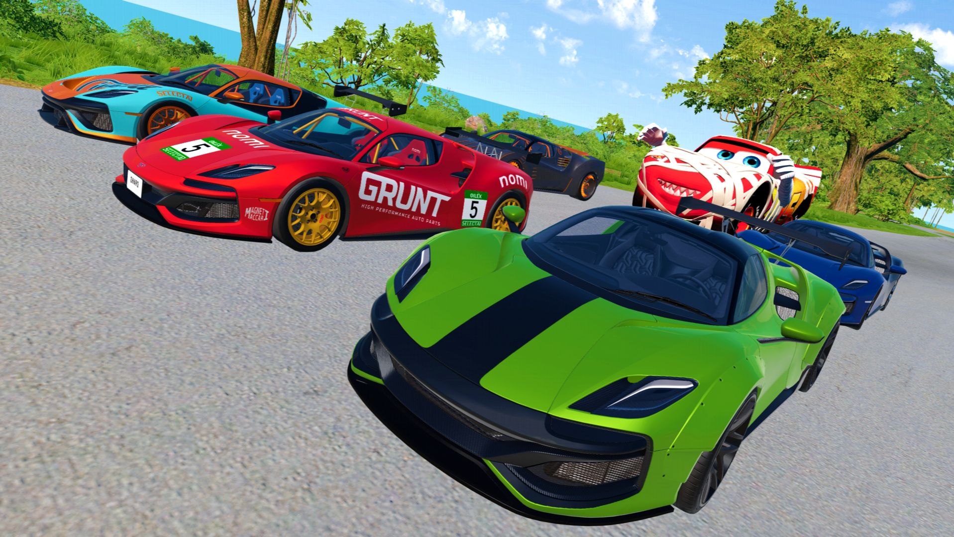 МУЛЬТИКИ ПРО МАШИНКИ: кувыркаемся с горы — веселье без тормозов! смотреть онлайн