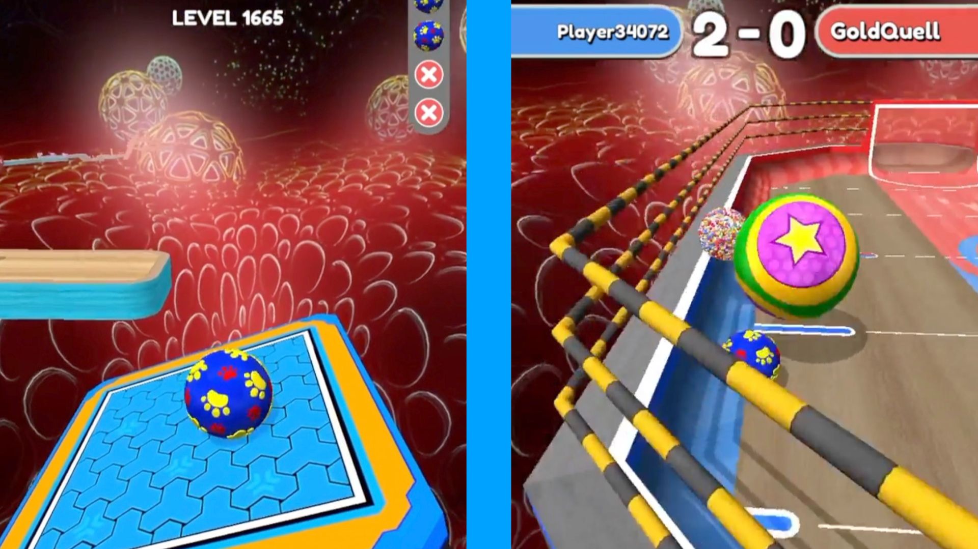 Going Balls Super Speed run Gameplay New Update Level 1665 to 1668 Race Goal ball смотреть онлайн