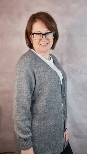 МК по вязанию кардигана "Мышка", Ч1.