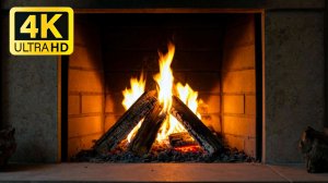 Камин 4к / Звуки камина / Антистресс