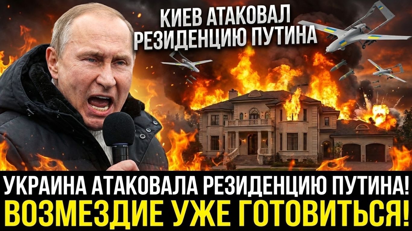 Срочно! Киев атаковал резиденцию президента РФ Путина смотреть онлайн