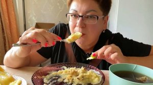 Как это вкусно/ПОТУШИЛА Я РУБЕЦ С ЛУКОМ И СМЕТАНКОЙ/А ,ЯНА,все Молчит😉/МУКБАНГ