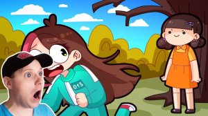 ЕСЛИ БЫ ИГРА В КАЛЬМАРА БЫЛ МУЛЬТИКОМ 😱 Анимация Реакция на Taedi