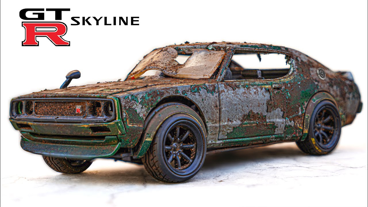 Nissan Skyline GT-R РЕСТАВРАЦИЯ МОДЕЛЬКИ АВТО смотреть онлайн