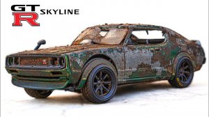 Nissan Skyline GT-R РЕСТАВРАЦИЯ МОДЕЛЬКИ АВТО