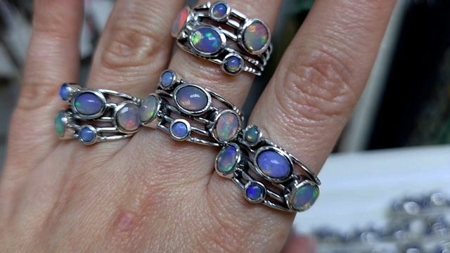 Серебро, Опалы, Кольца смотреть онлайн