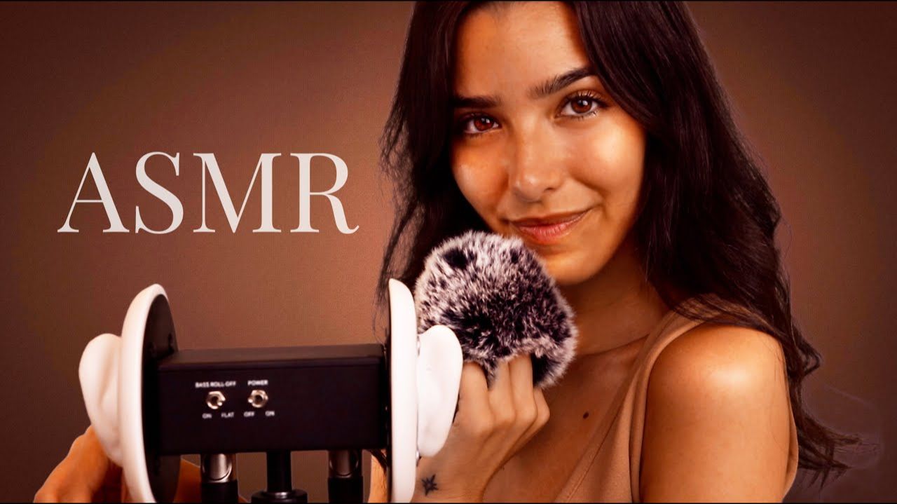 ASMR Closeup Ear Attention (Ear massage, ear scratching, sponge, fizzy sounds..) смотреть онлайн