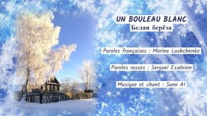 UN BOULEAU BLANC (chanson russe en français) –  БЕЛАЯ БЕРЁЗА (на французском)