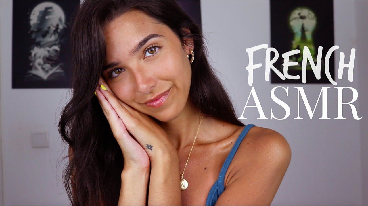 ASMR Français Pour t'endormir (Mic scratching, Ear Brushing, Closeup whispers, face brushing...) смотреть онлайн