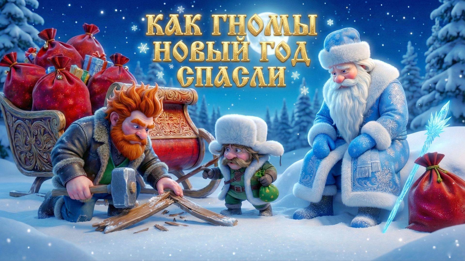 Как гномы Новый год спасли | Новогодние сказки смотреть онлайн