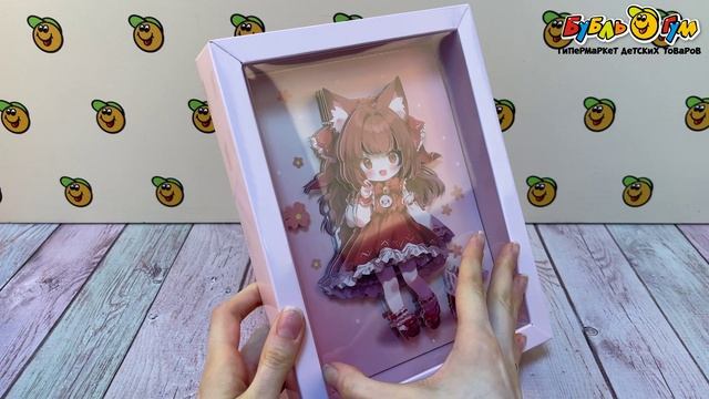 Набор для творчества Аппликация Девочка и котик с 3лет - видео