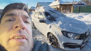РАВШАН НА ЛЕТНЕЙ РЕЗИНЕ ПО СНЕГУ НЕ МОЖЕТ ЗАЕХАТЬ ВО ДВОР