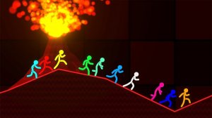 284. Шарики: Стикмены Выживание на трассе | Marble: Elimination Stickman Race | Кто победит?