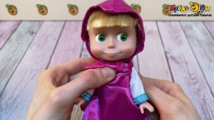 354117 Кукла Карапуз Маша и Медведь со звуковыми эффектами 15см с 3лет