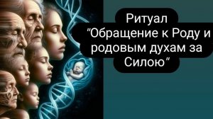 Обращение к Роду и родовым духам за силою.