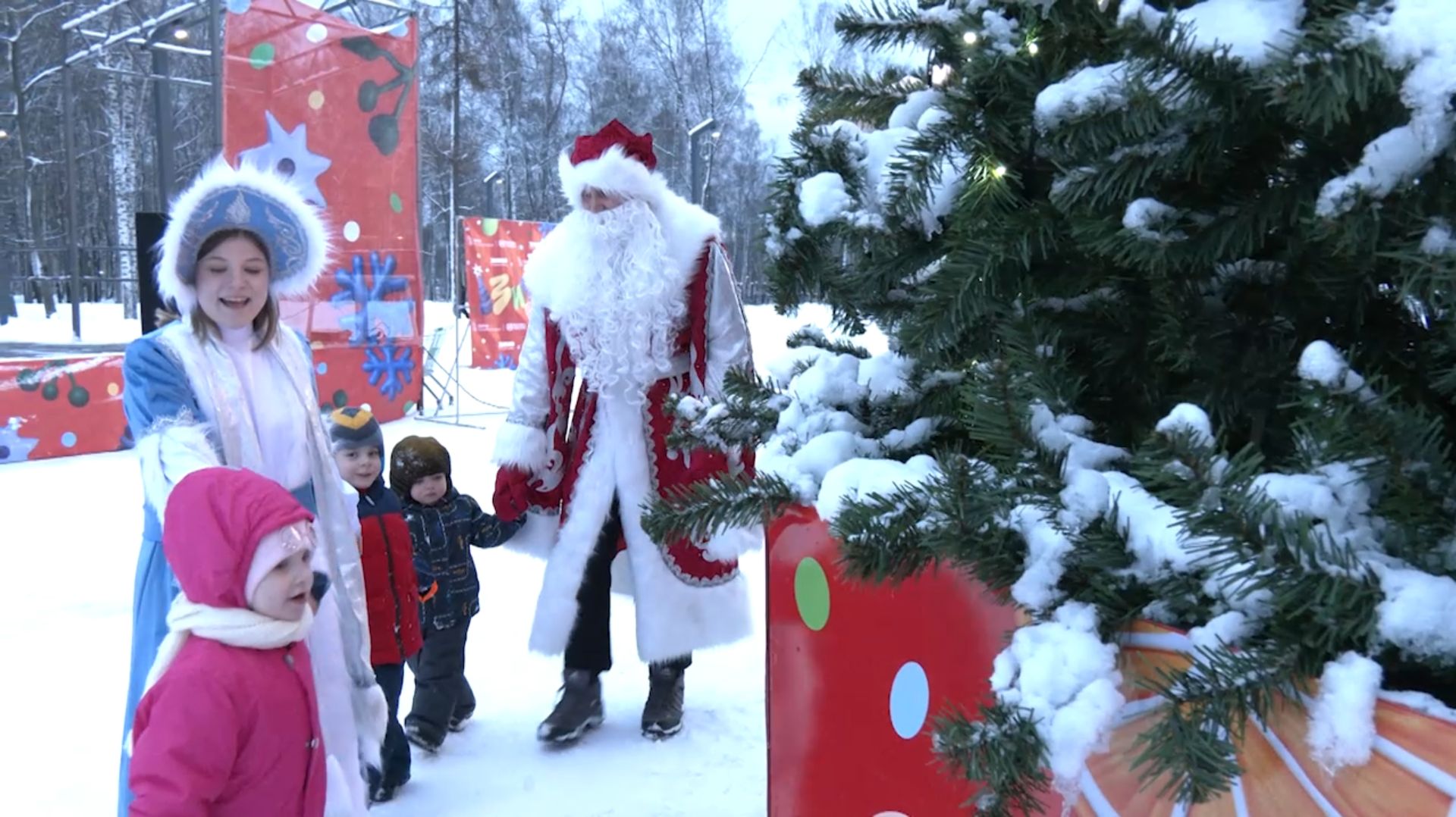 В рамках губернаторского проекта «Зима в Подмосковье» стартовала программа «Новый год под шубой» смотреть онлайн