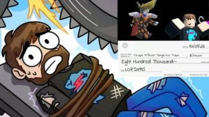 Я попал в челлендж мистера биста в роблокс