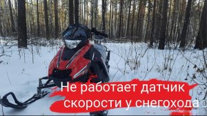 Не работает датчик скорости снегоход стелс капитан, ирид 200, китайский снегоход