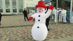Новогодний "снегодвиж" в селе Кочубеевском