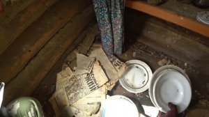 КУПЕЧЕСКИЕ_ДОМА_В_ЗАБРОШЕННОЙ_ДЕРЕВНЕ_НАХОДКИ_СТАРИНЫ_В_БРОШ