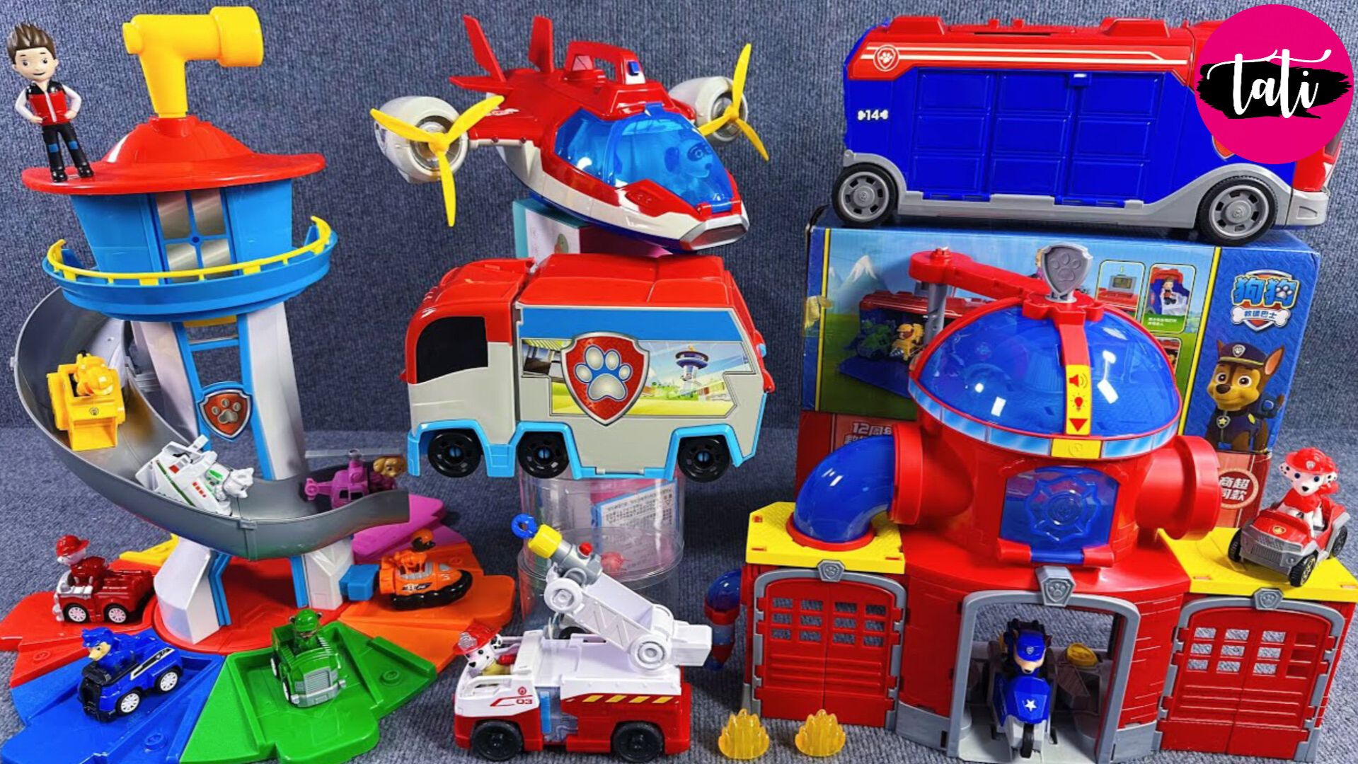 Мультик с щенячьим патрулём. Игрушки щенячий патруль. Пожарные и спасатели ASMR | Обзор игрушек смотреть онлайн
