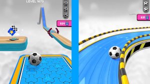 Going Balls  Super Speed run Gameplay New Update Level 1673 to 1676 Race Goal ball