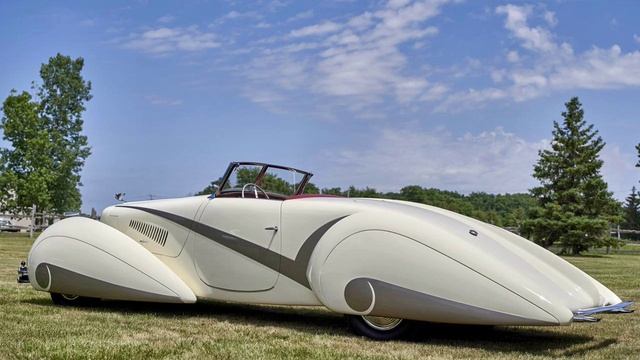 Cadillac V16 Series 90 Hartmann Convertible (1937) смотреть онлайн