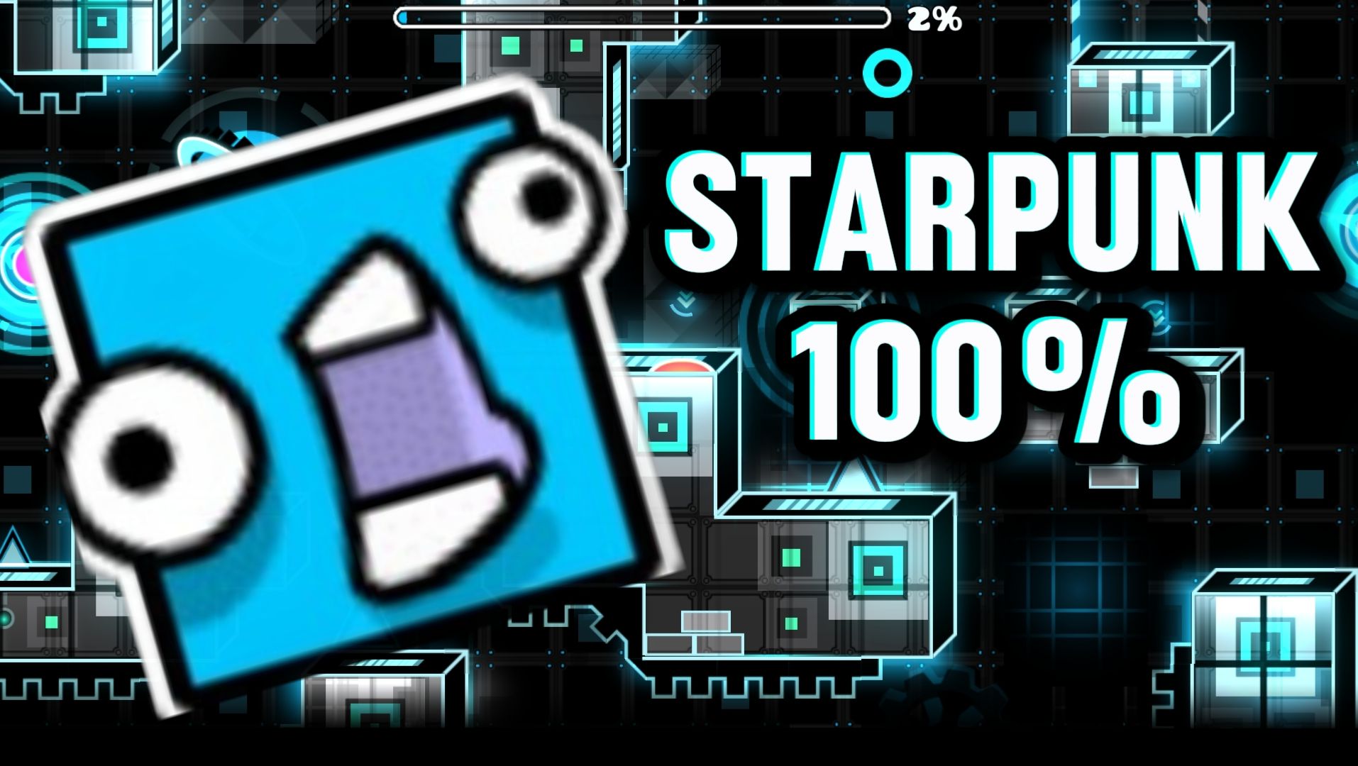 STARPUNK 100%. SHOWCASE GEOMETRY DASH смотреть онлайн