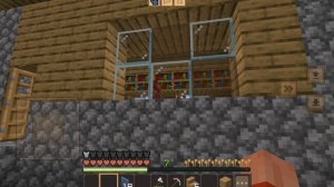 Я сделал ремонт в доме жителя в Майнкрафт.серия 8