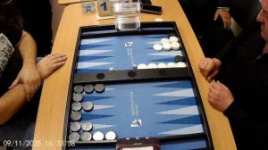 Чемпионат Челябинска по длинным нардам блиц. Финал. К.Пустохин - А.Марукян. Матч 42