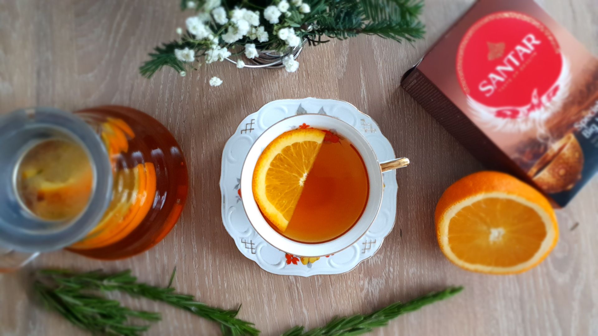 Новогодний чай с розмарином