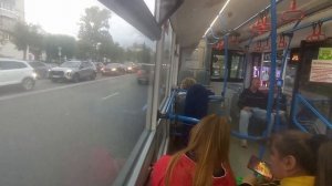 Владимир. Поездка на троллейбусе ВМЗ-5298.01 «Авангард» № 319, маршрут 5